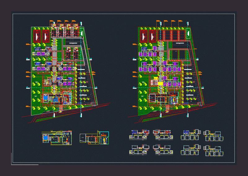 Institute Of Higher Education DWG Block for AutoCAD