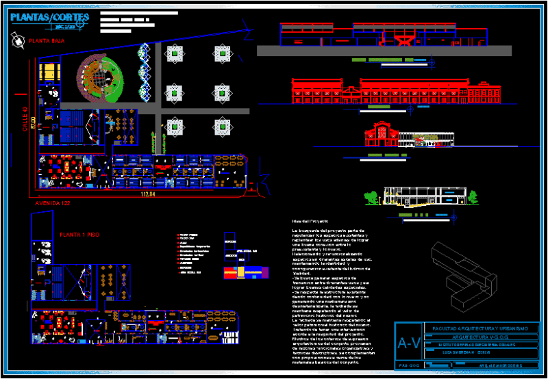 Institute Of International Relations DWG Section for AutoCAD