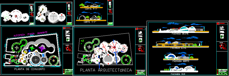 Interactive Museum Building – Mexico DWG Section for AutoCAD