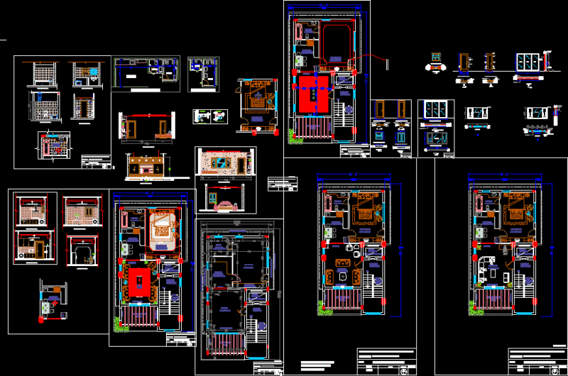 Interiors DWG Block for AutoCAD