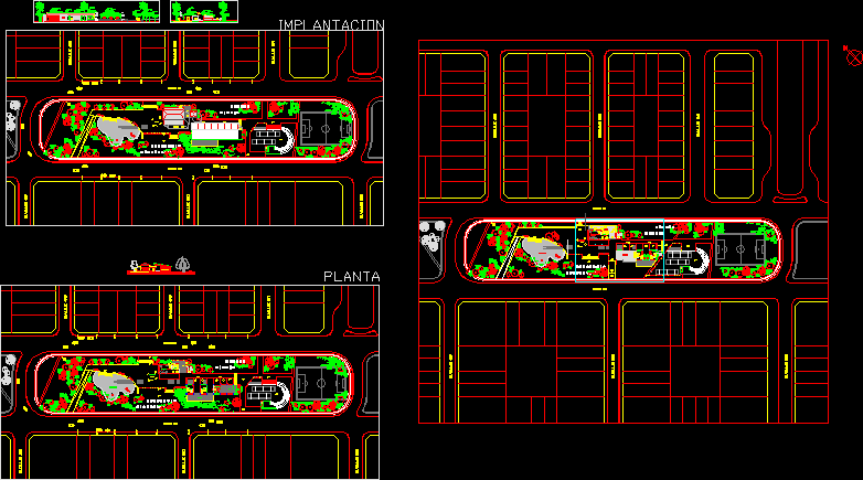 Intervention Ex Train Station 2D DWG Design for AutoCAD 