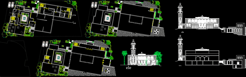 Islamic Center DWG Full Project for AutoCAD