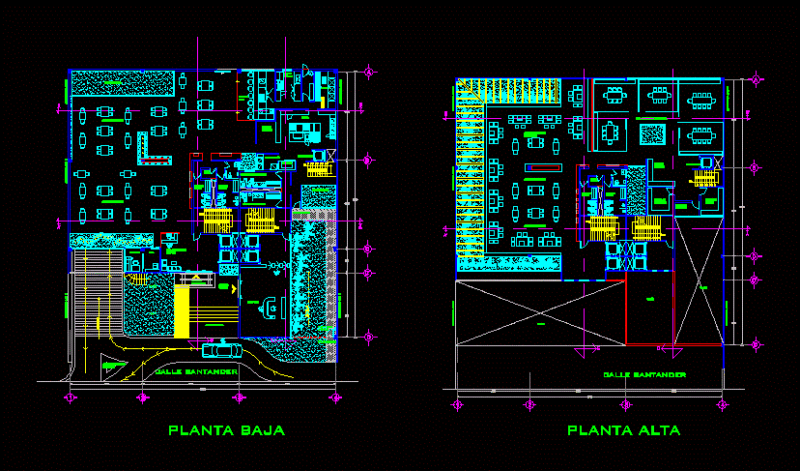 Japanese Restaurant DWG Block for AutoCAD