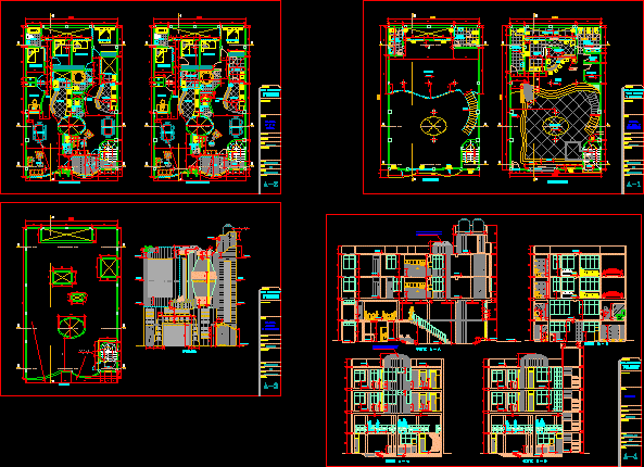 Sala de jogos e lounge em AutoCAD, Baixar CAD (558.79 KB)