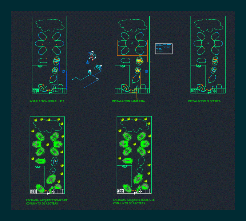 Kinder Garden DWG Block for AutoCAD