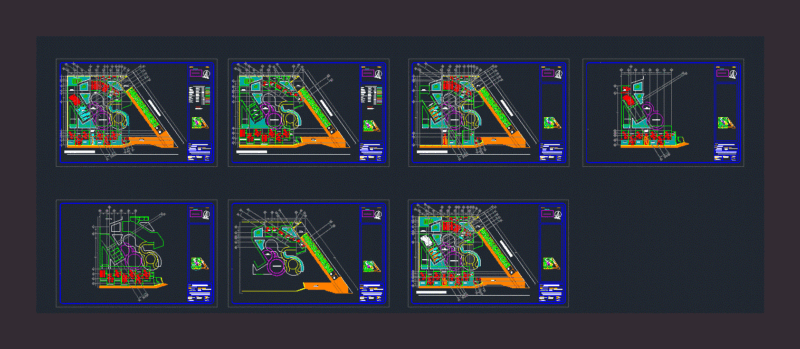 Kinder Garden DWG Block for AutoCAD