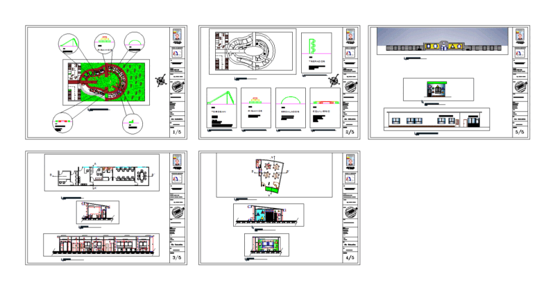 Kinder Garden DWG Detail for AutoCAD