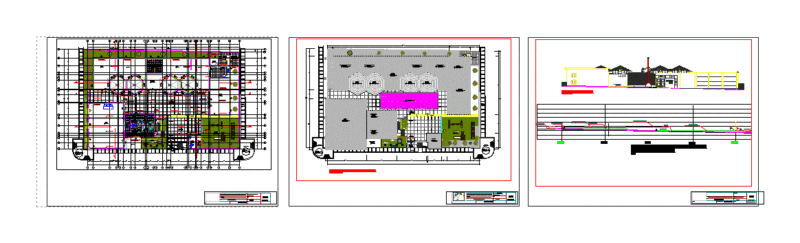 Kindergarten Social Program DWG Elevation for AutoCAD
