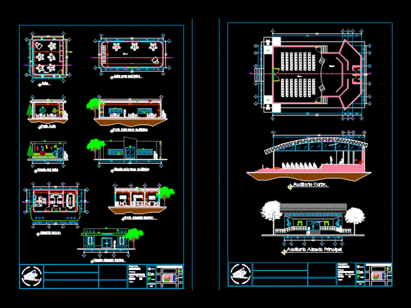 Kindergatden DWG Elevation for AutoCAD