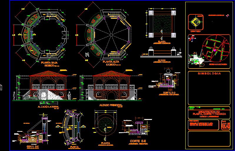 Kiosk DWG Detail for AutoCAD • Designs CAD