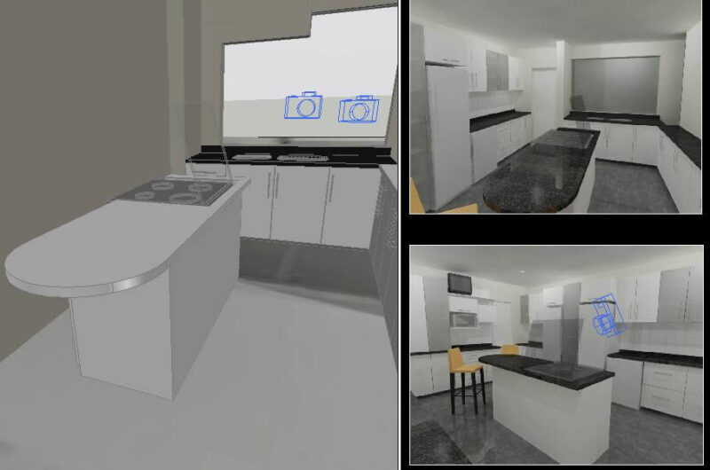 Kitchen 3D DWG Model for AutoCAD