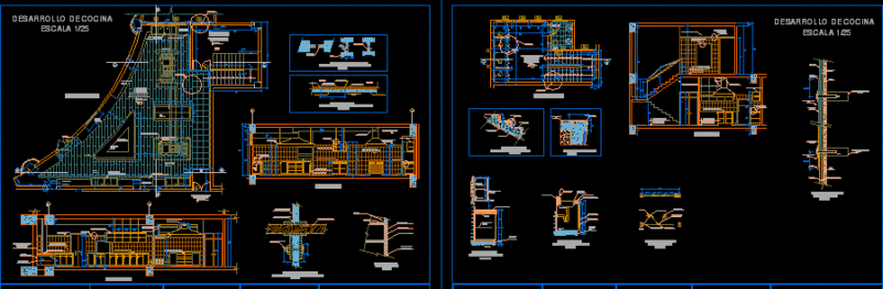 Kitchen Project DWG Full Project for AutoCAD