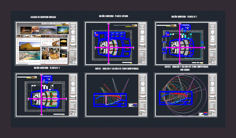Kursaal Auditorium DWG Full Project for AutoCAD