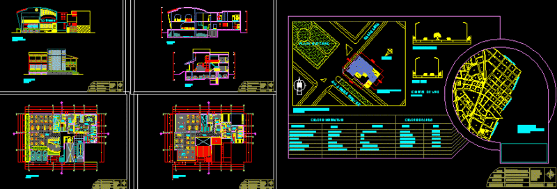 La Onceava Restaurant DWG Section for AutoCAD
