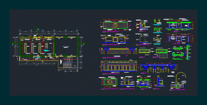 Laboratory DWG Plan for AutoCAD