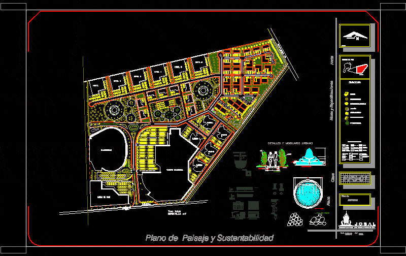 Landscape Plan DWG Plan for AutoCAD  Designs CAD