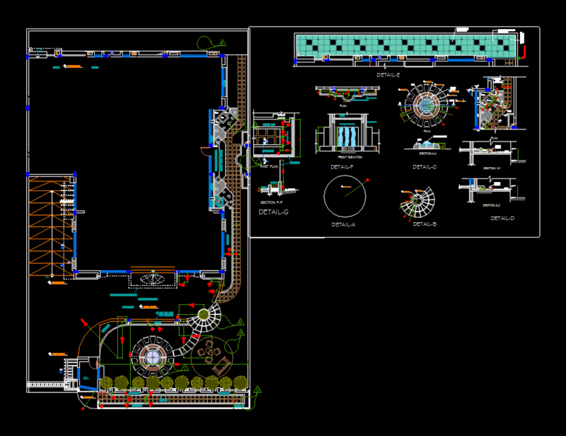 Landscaping DWG Detail for AutoCAD