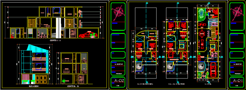 Larco Housing – Trujillo DWG Section for AutoCAD