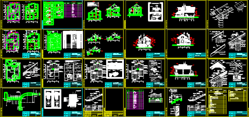 Latvia – House DWG Section for AutoCAD