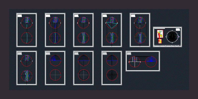Letter Chimbote DWG Block for AutoCAD