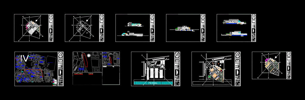 Library And Museum DWG Block for AutoCAD