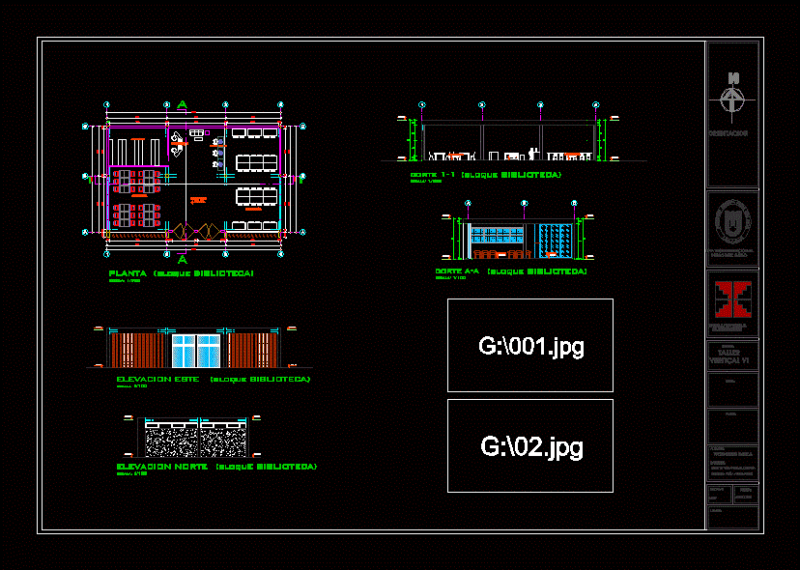 Library DWG Block for AutoCAD