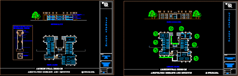 Library DWG Block for AutoCAD
