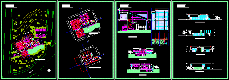 Library DWG Section for AutoCAD