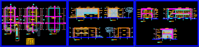 Library DWG Section for AutoCAD