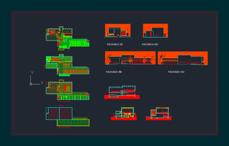 Library Viipuri – Alvar Aalto DWG Block for AutoCAD
