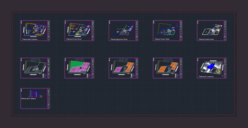 Lima Cultural Center DWG Block for AutoCAD