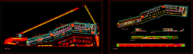 Lima South Terminal Terrestre DWG Block for AutoCAD