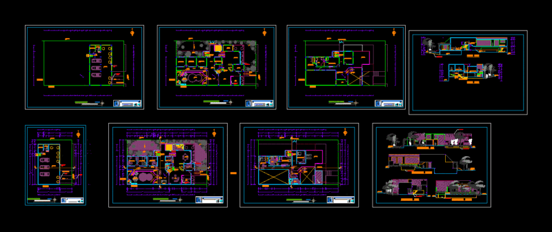 Living In A Condominium DWG Block for AutoCAD