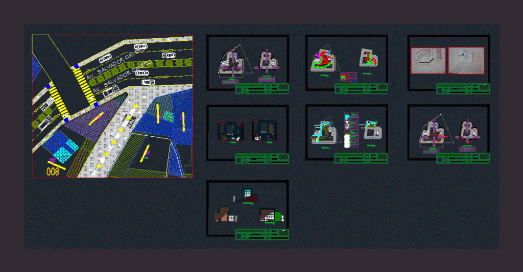 Living Place DWG Block for AutoCAD