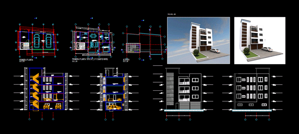 Living Place DWG Block for AutoCAD