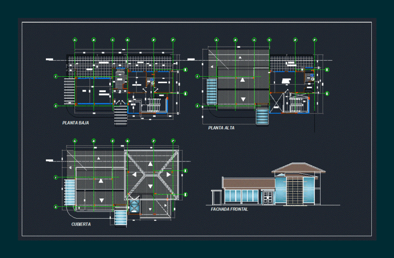 Living Place DWG Block for AutoCAD