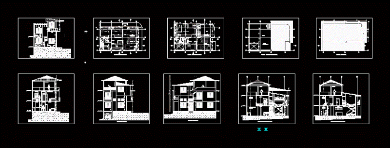 Living Place DWG Block for AutoCAD