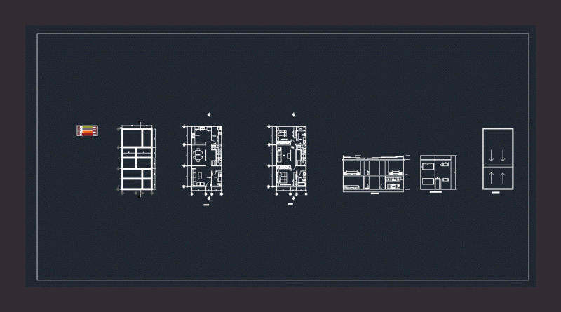 Living Place DWG Detail for AutoCAD