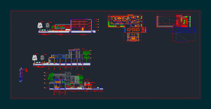 Living Place DWG Full Project for AutoCAD