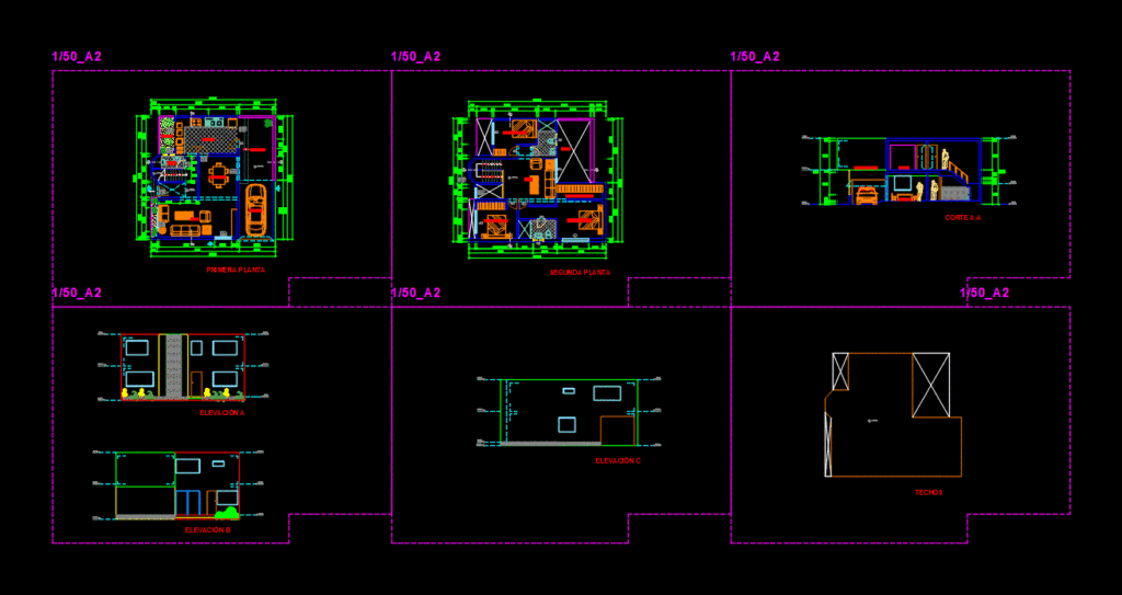 House 2D DWG plan for AutoCAD