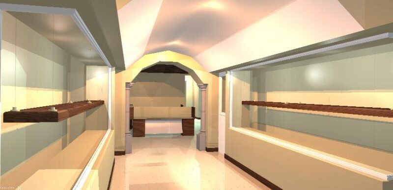Living Room 3D DWG Model for AutoCAD