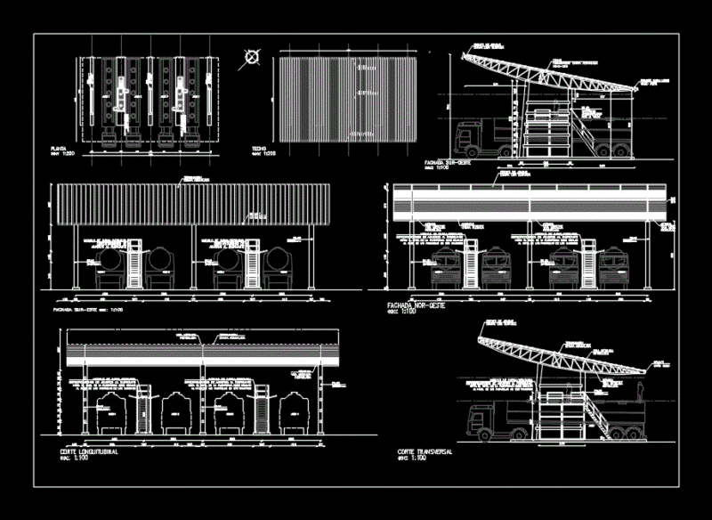 Loading Dock DWG Block for AutoCAD