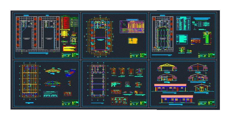 Local Community Popan DWG Block for AutoCAD