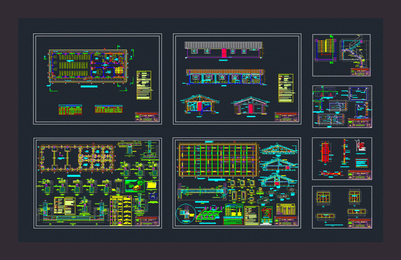 Local Comunal DWG Block for AutoCAD