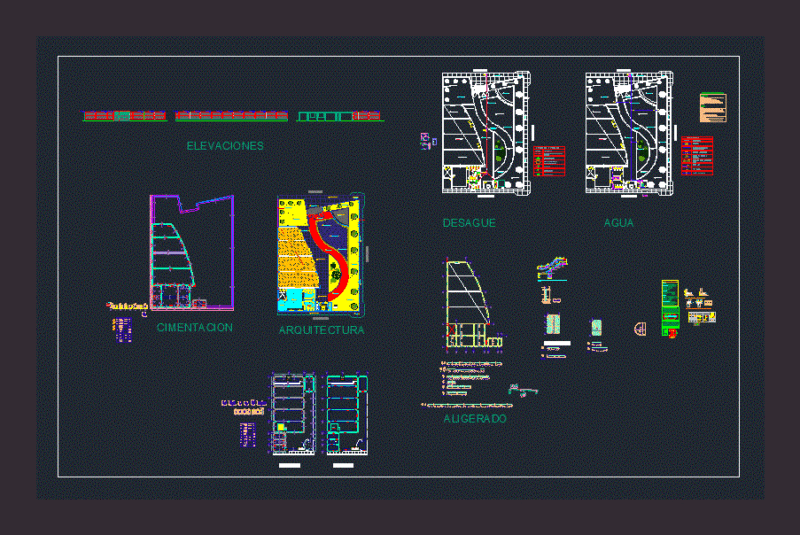 Local Multi – Local Community DWG Plan for AutoCAD