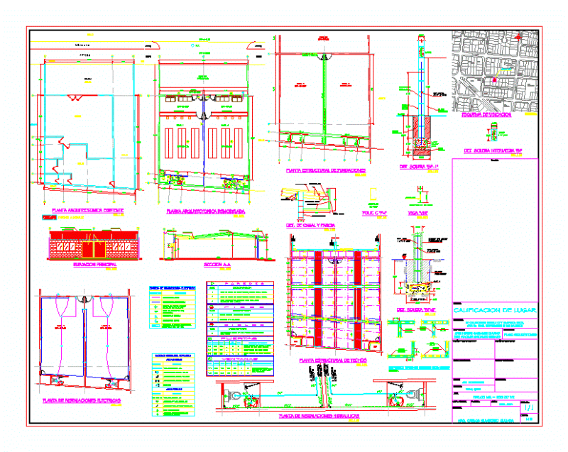 Local Remodeling DWG Section for AutoCAD