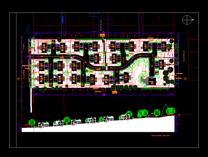 Location Dwellings DWG Block for AutoCAD