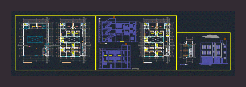 Lodging – Trade DWG Section for AutoCAD
