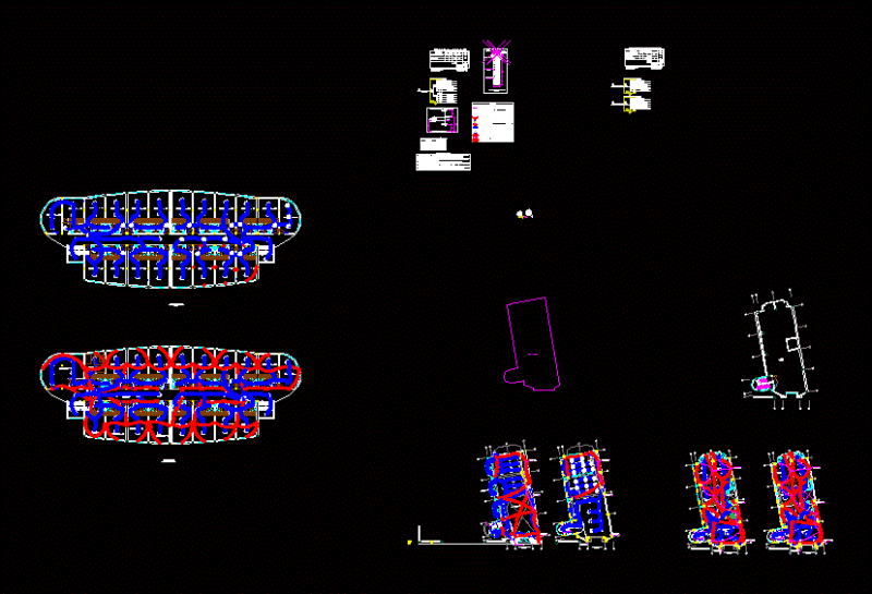 Lodging DWG Block for AutoCAD
