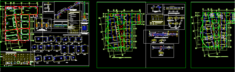 Lodging DWG Plan for AutoCAD